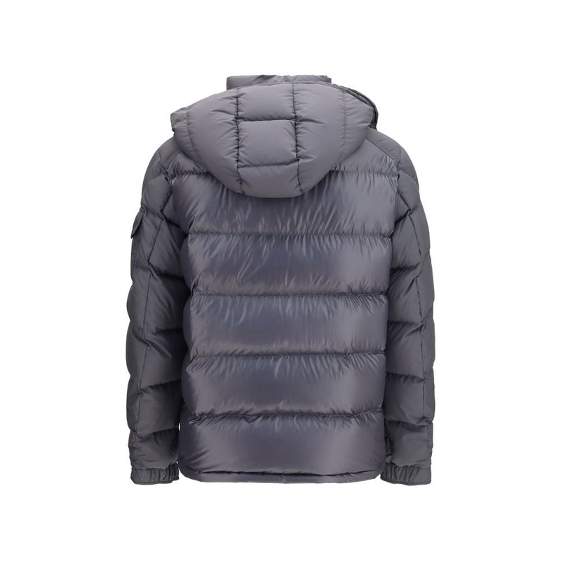 Moncler Gray Goose Down Full-Length Jacket