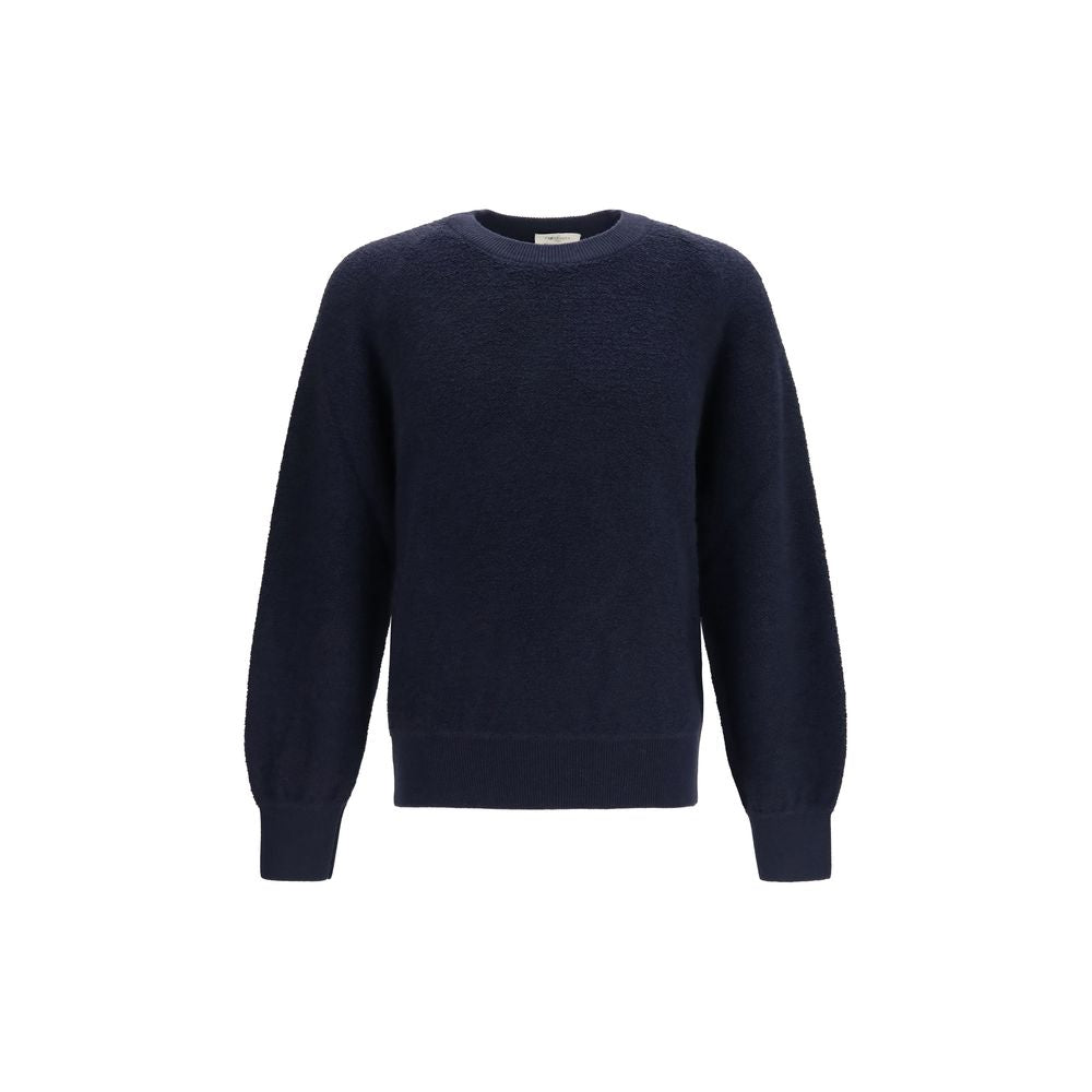 Piacenza Cashmere Blue Wool Oves Aries Sweatshirt