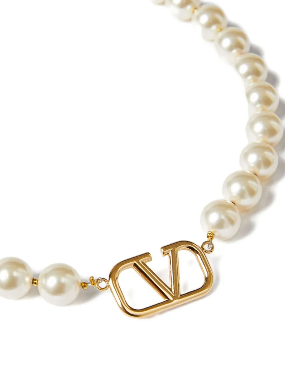 Valentino Garavani Gold Metal Necklace