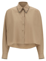 Fabiana Filippi Beige Cotton Blouse