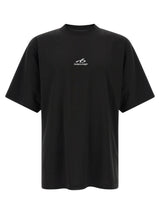 Balenciaga Black Cotton T-Shirt