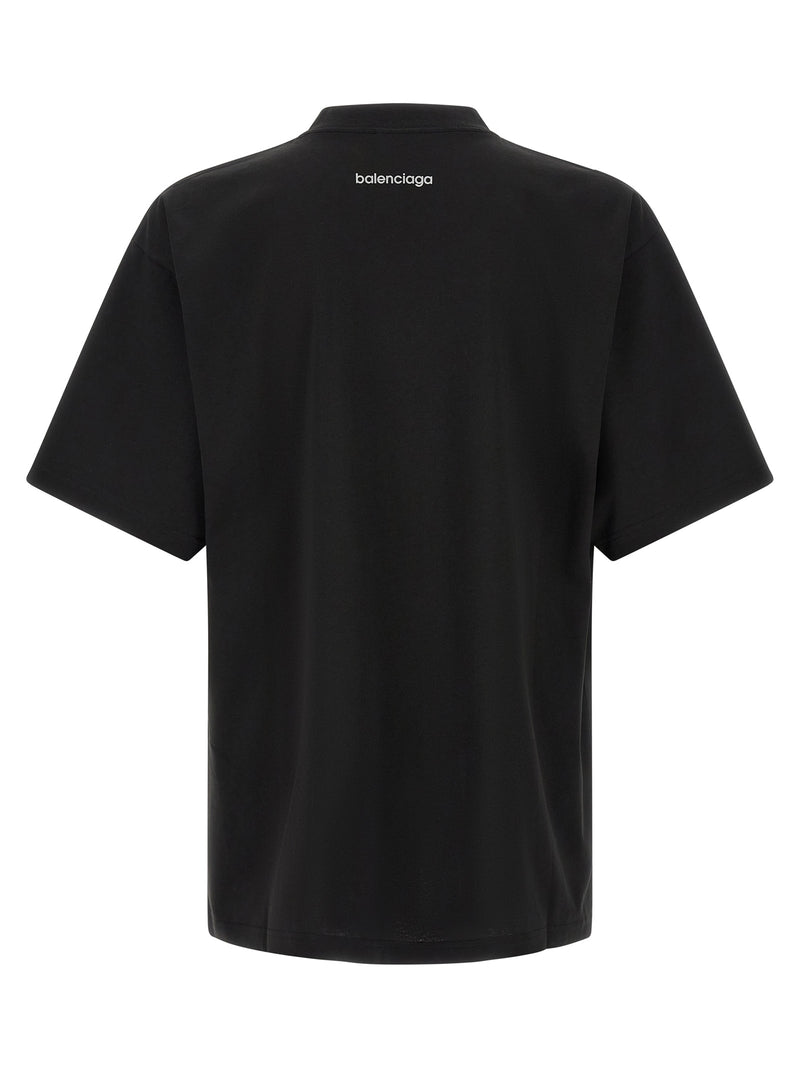 Balenciaga Black Cotton T-Shirt - Luxury Casual Wear