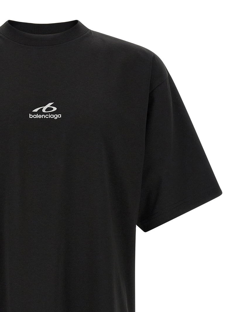 Balenciaga Black Cotton T-Shirt - Luxury Casual Wear