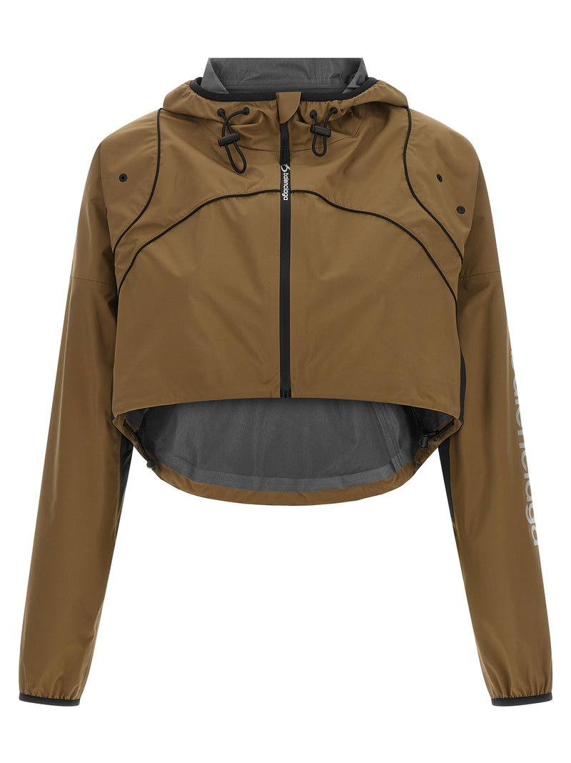 Balenciaga Brown Polyester Shell Jacket
