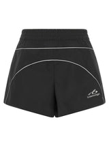 Balenciaga Black Polyester Bermuda Shorts
