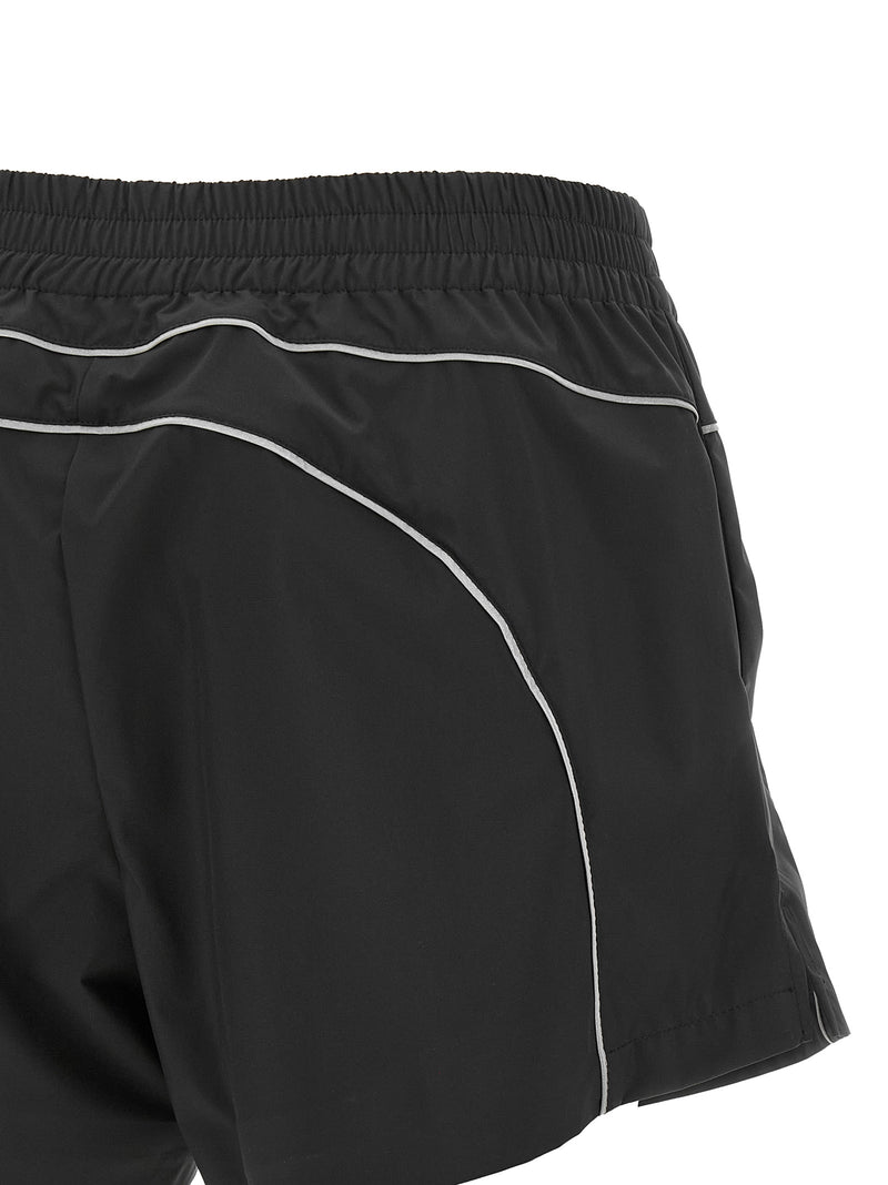 Balenciaga Black Polyester TechWear Bermuda Shorts