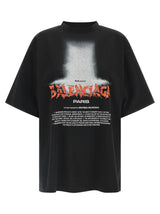 Balenciaga Black Cotton T-Shirt