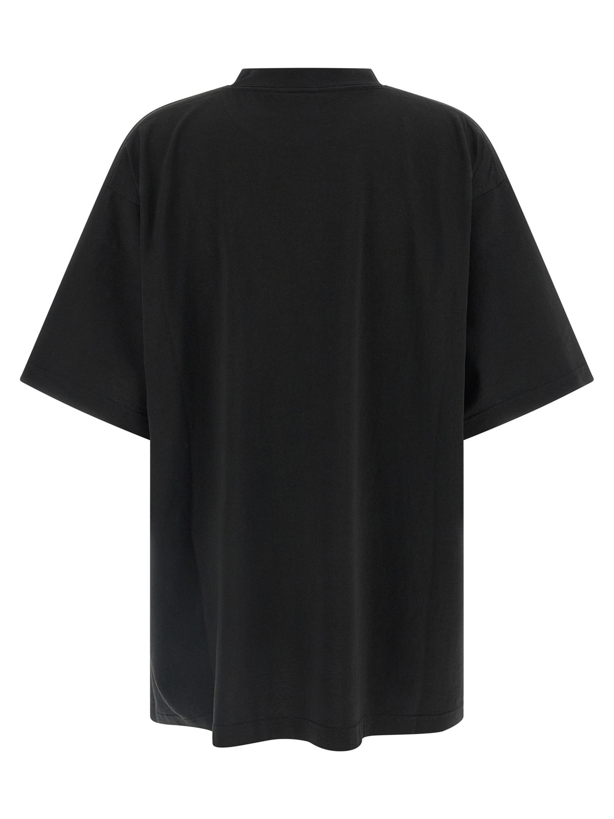 Balenciaga Black Cotton T-Shirt
