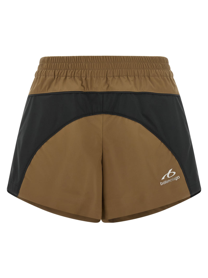 Balenciaga Brown Polyester Bermuda Shorts - TechWear Collection