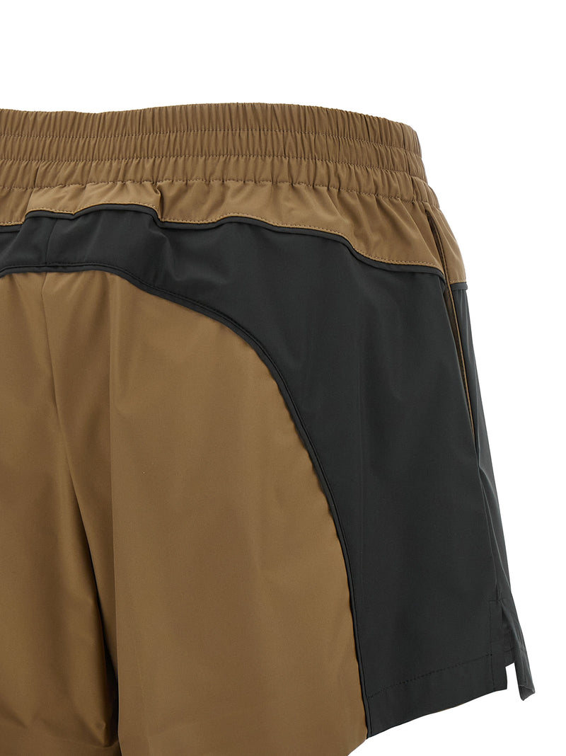 Balenciaga Brown Polyester Bermuda Shorts - TechWear Collection