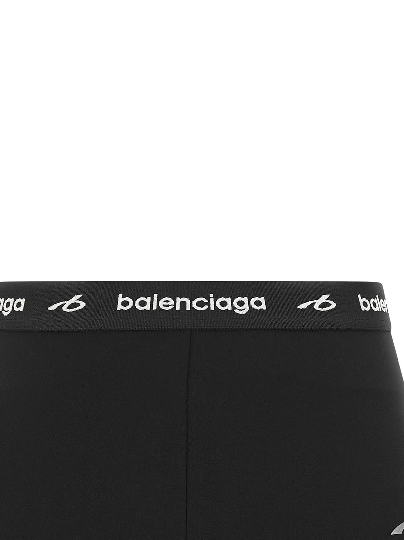 Balenciaga Black Polyamide Briefs - High Waist Culotte Slip