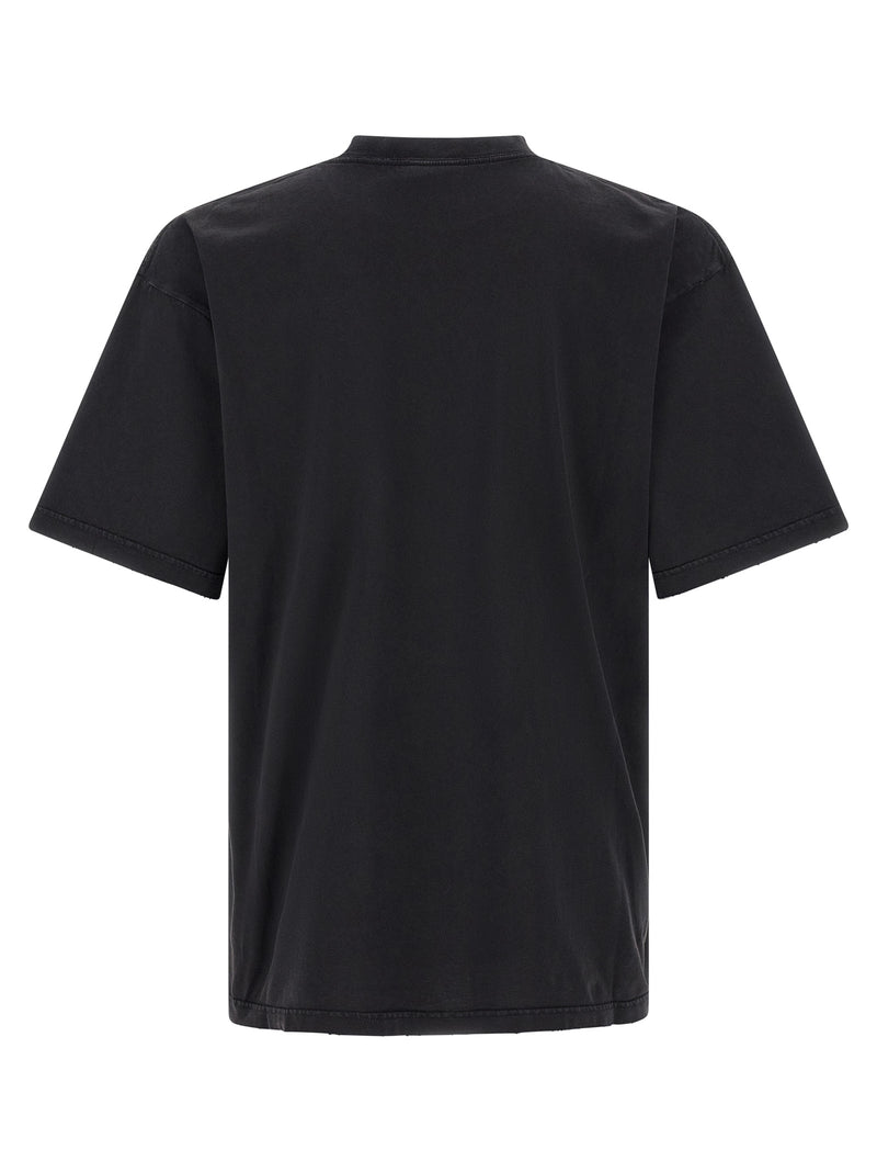 Balenciaga Black Cotton T-Shirt - The Address Graphic
