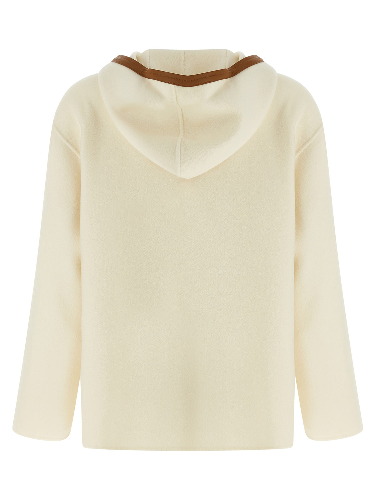 Max Mara White Virgin Wool Coat