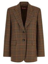 Max Mara Brown Wool Blazer