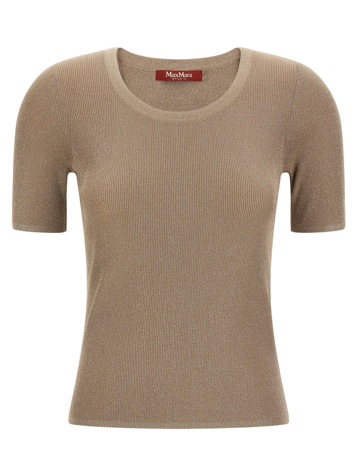 Max Mara Beige Polyamide T-Shirt