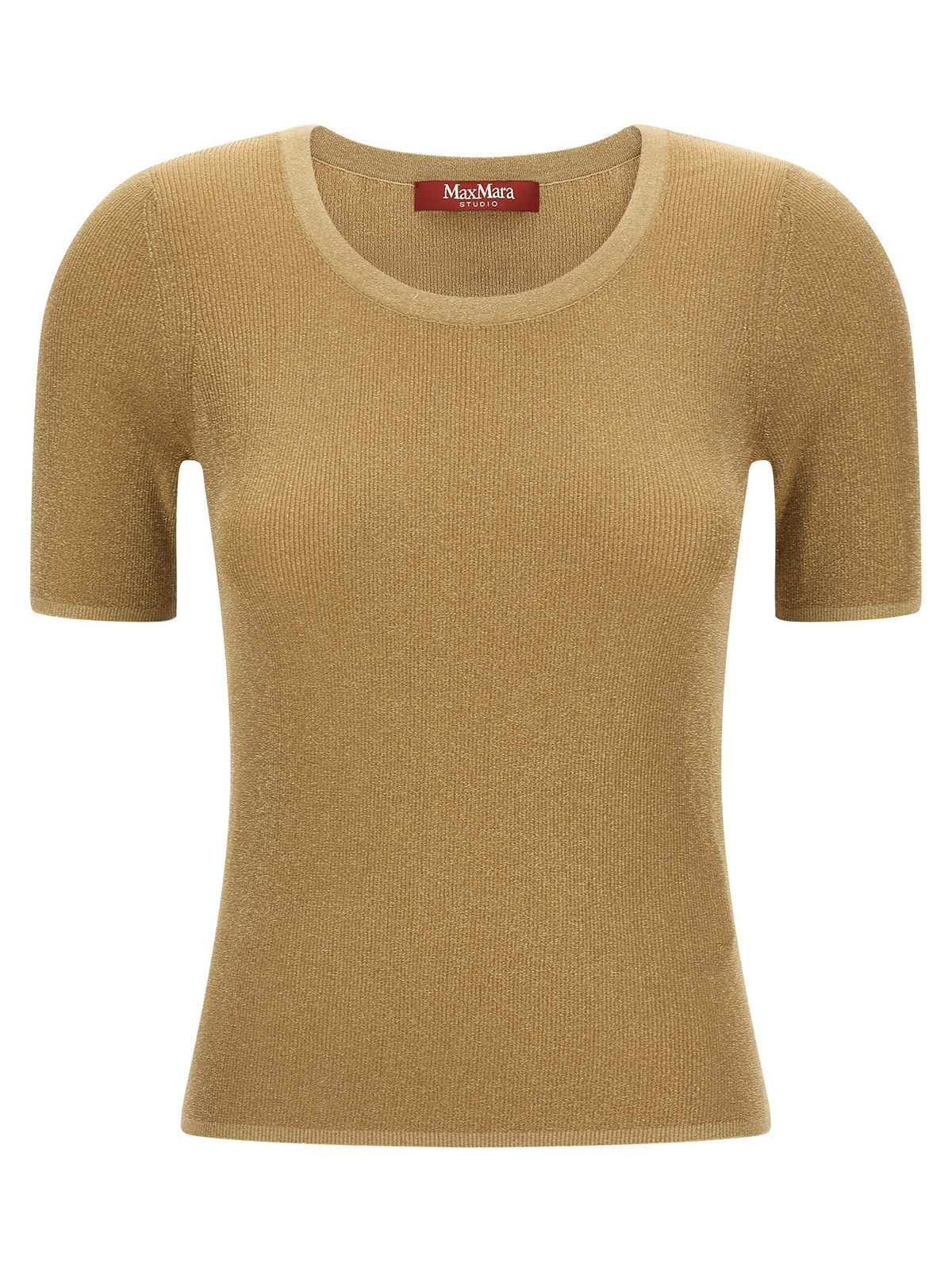 Max Mara Gold Polyamide T-Shirt