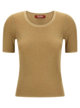 Max Mara Gold Polyamide T-Shirt