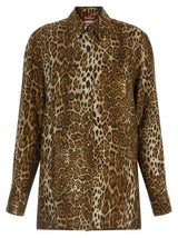 Max Mara Brown Silk Blouse