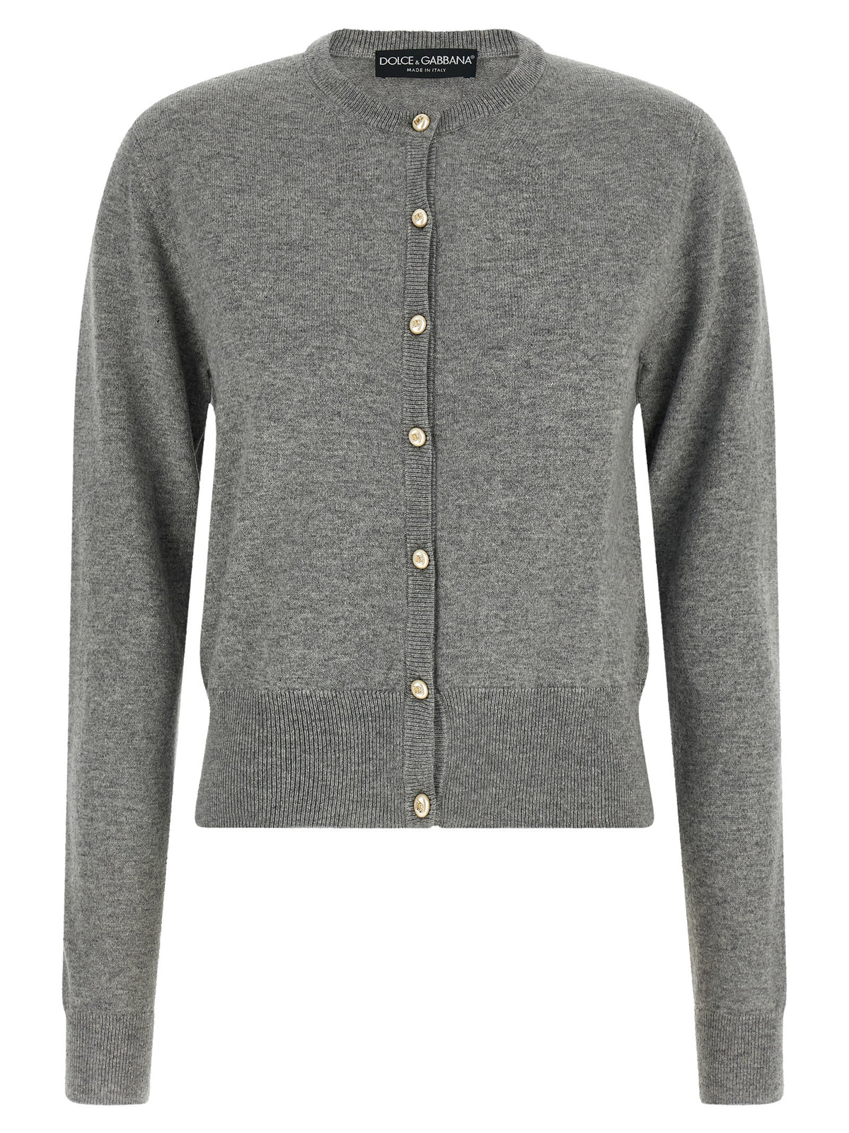 Dolce & Gabbana Gray Cashmere Cardigan