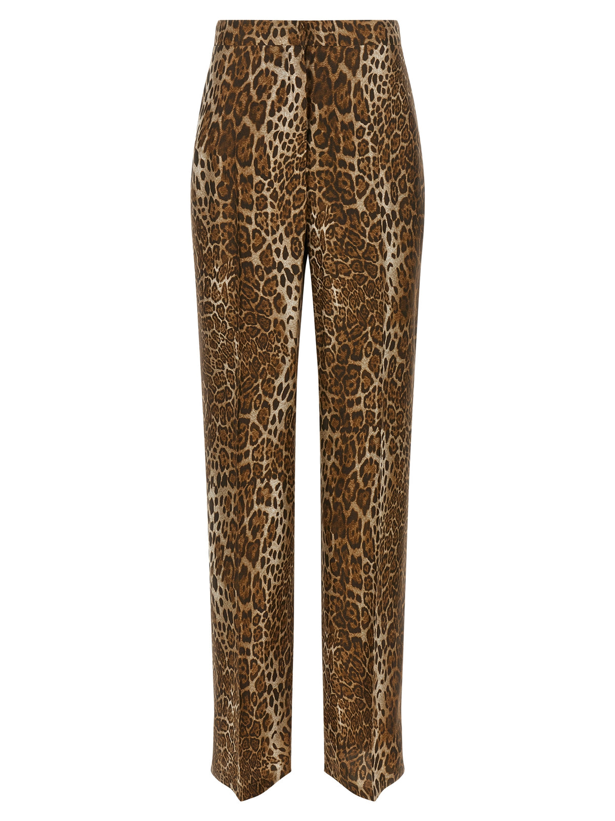 Max Mara Brown Silk Casual Pants