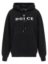 Dolce & Gabbana Black Cotton Hoodie