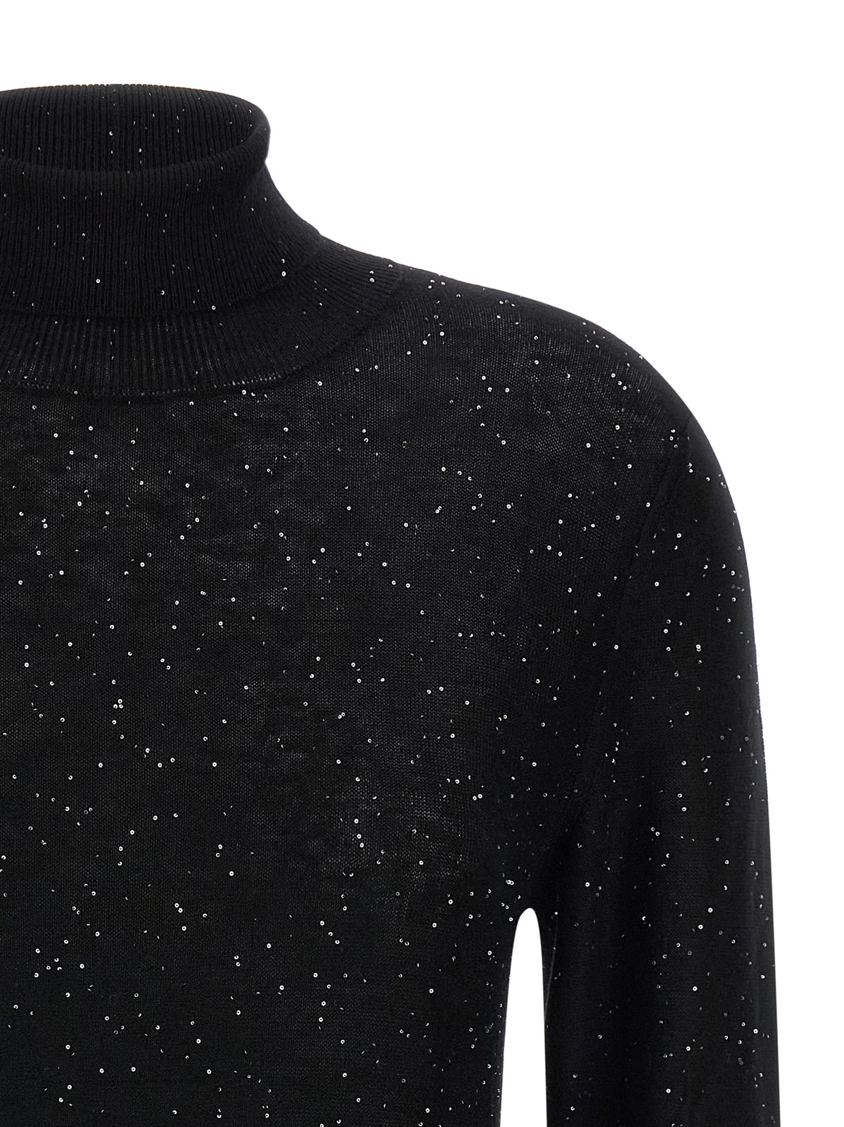 Fabiana Filippi Black Wool Cardigan