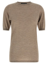 Fabiana Filippi Beige Cashmere Cardigan