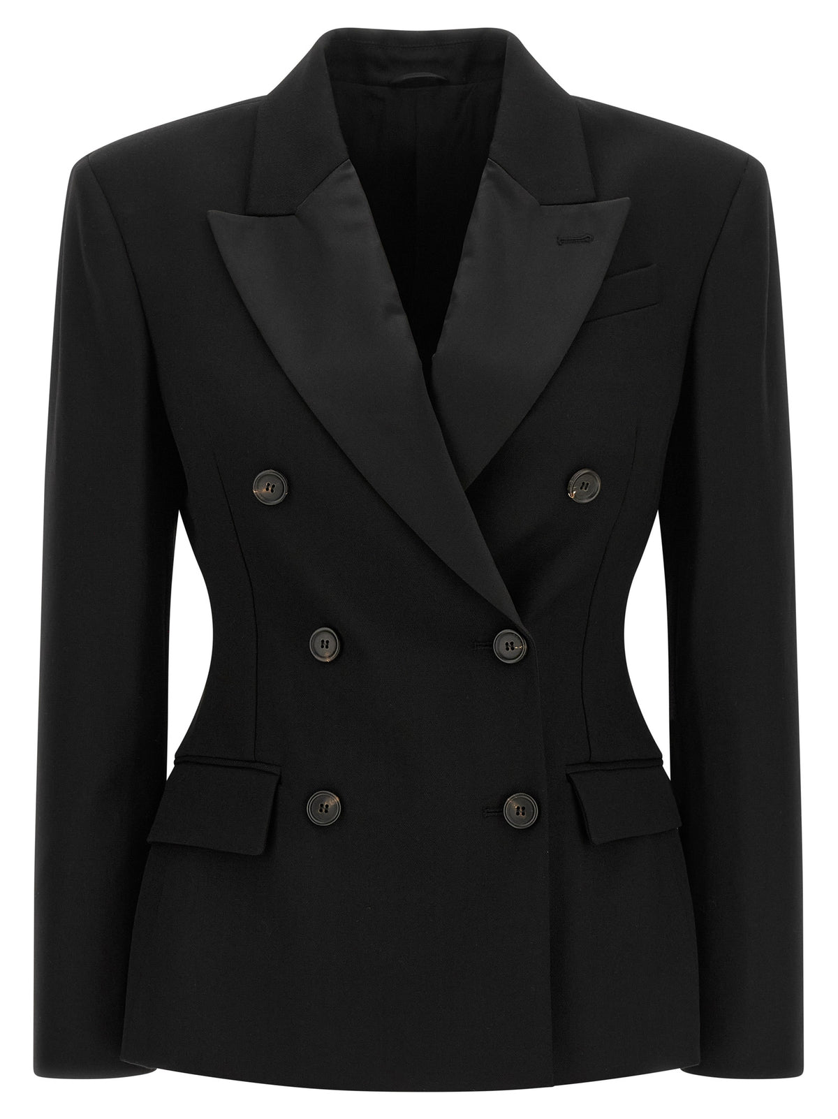 Brunello Cucinelli Black Virgin Wool Blazer