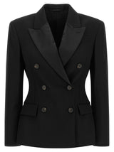 Brunello Cucinelli Black Virgin Wool Blazer
