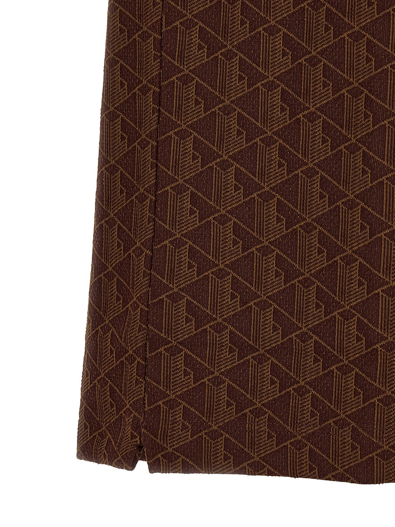 Lacoste Paris Brown Polyester Polo Shirt