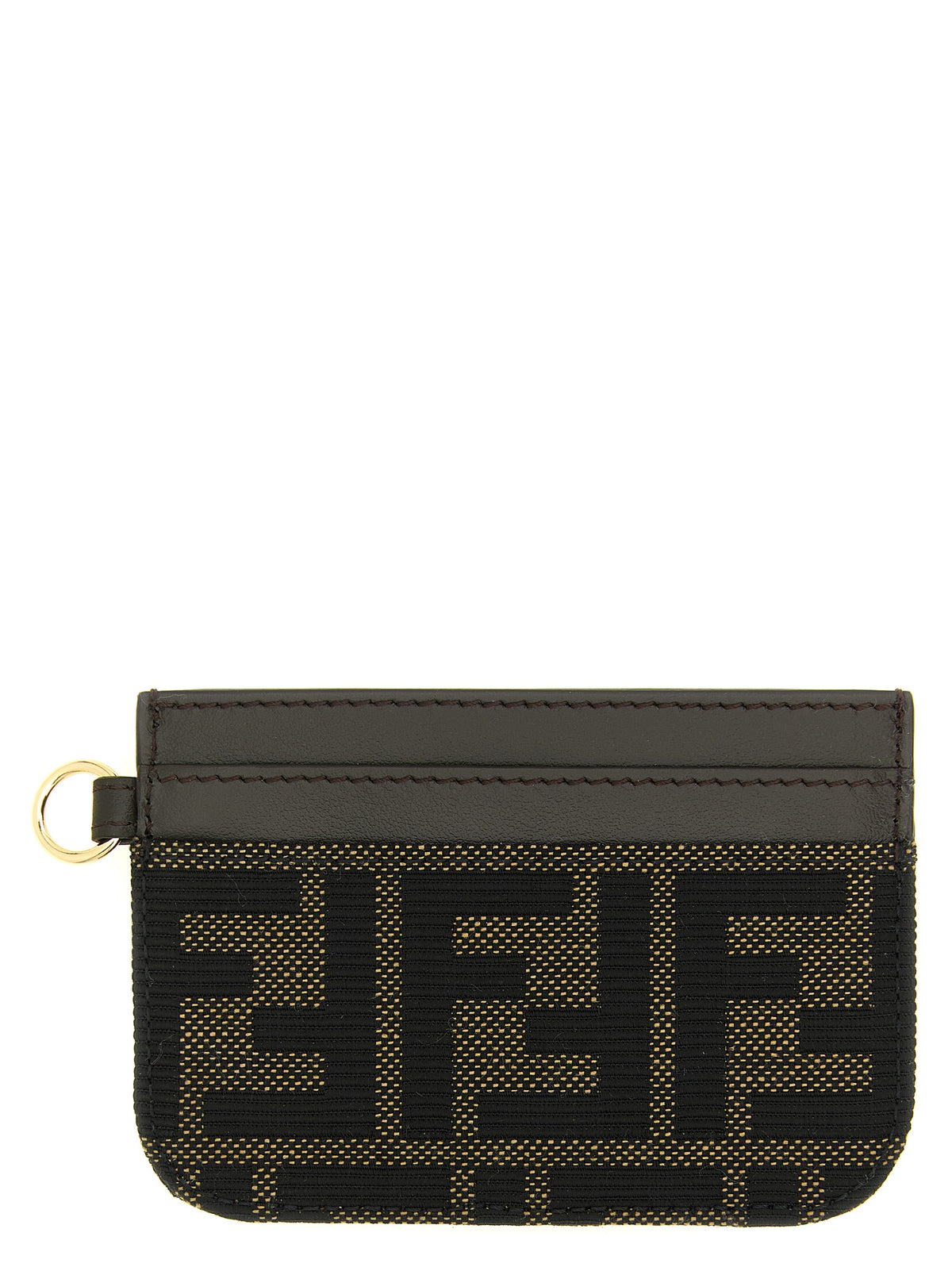 Fendi Brown Polyester Cardholder
