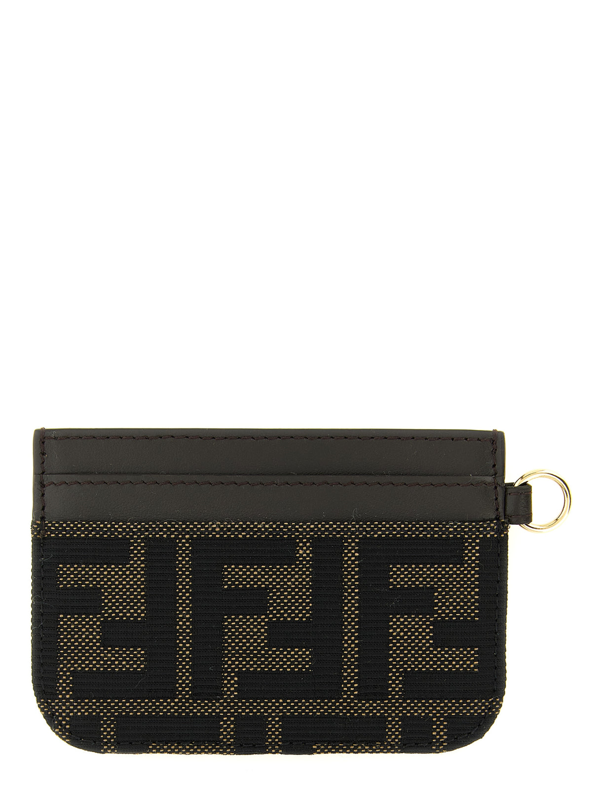 Fendi Brown Polyester Cardholder