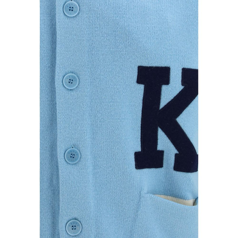 Kenzo Blue Wool Oves Aries Bomber - Stylish and Comfortable