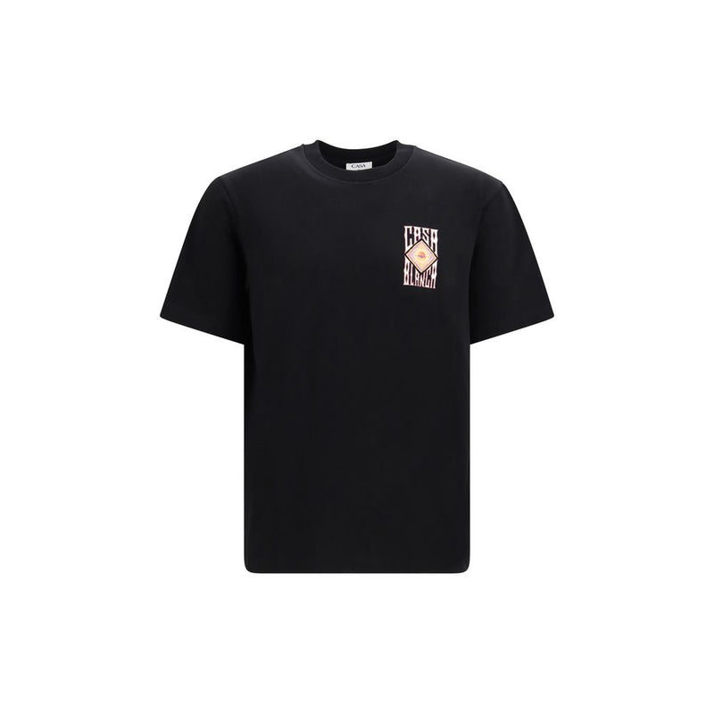 Casablanca Hermons Mirage Black Cotton T-Shirt