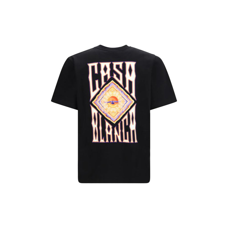 Casablanca Hermons Mirage Black Cotton T-Shirt