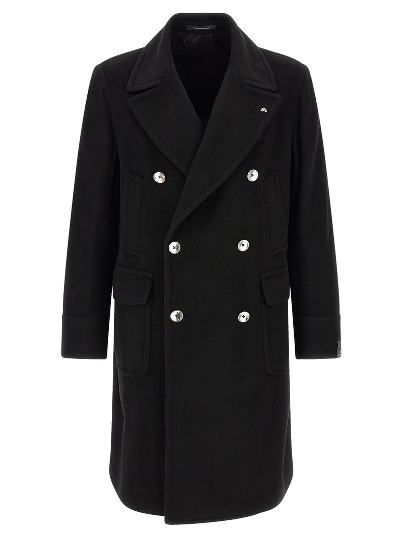 Tagliatore Black Cashmere Coat - Sherry Model