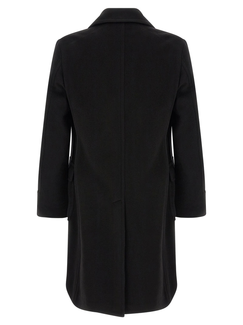 Tagliatore Black Cashmere Coat - Sherry Model