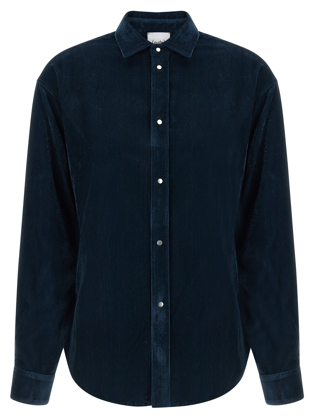 NUDE Blue Viscose Blouse