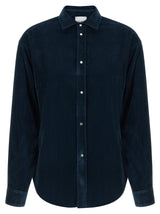 NUDE Blue Viscose Blouse