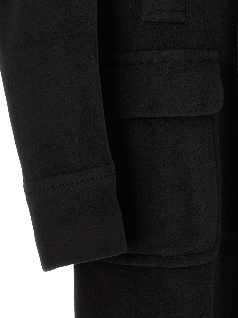 Tagliatore Black Cashmere Coat - Sherry Model
