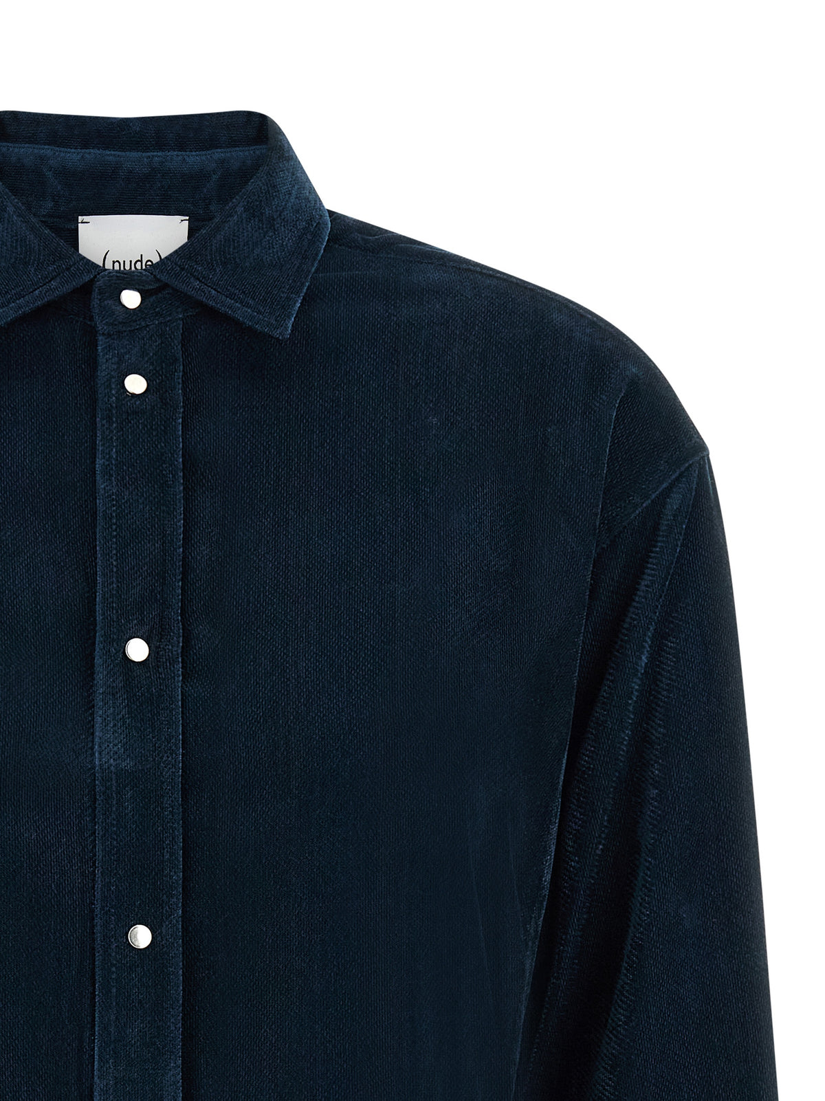 NUDE Blue Viscose Blouse