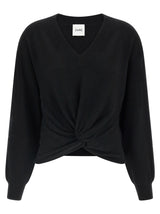 NUDE Black Wool Cardigan