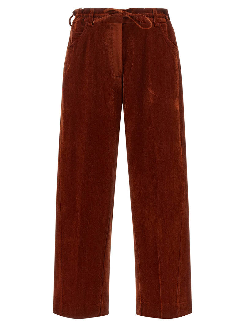 NUDE Multicolor Viscose Casual Pants - Effortless Elegance