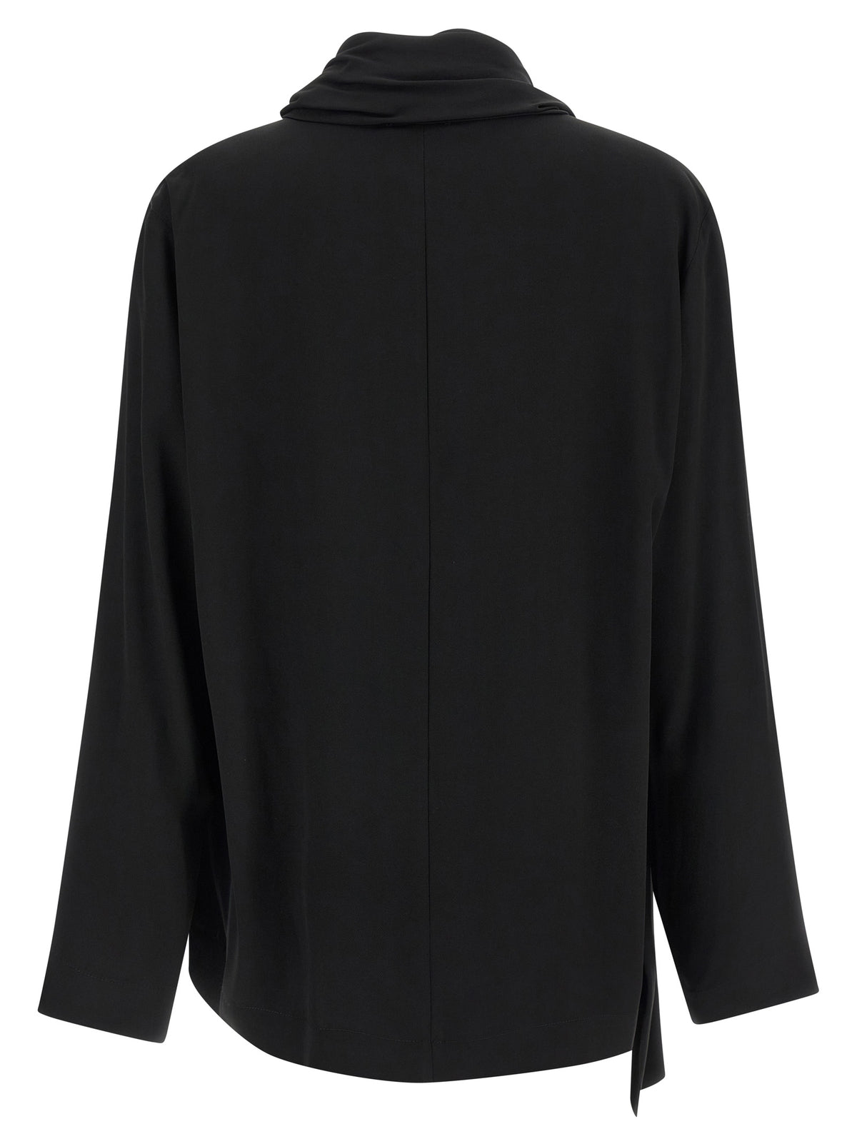 NUDE Black Viscose Blouse