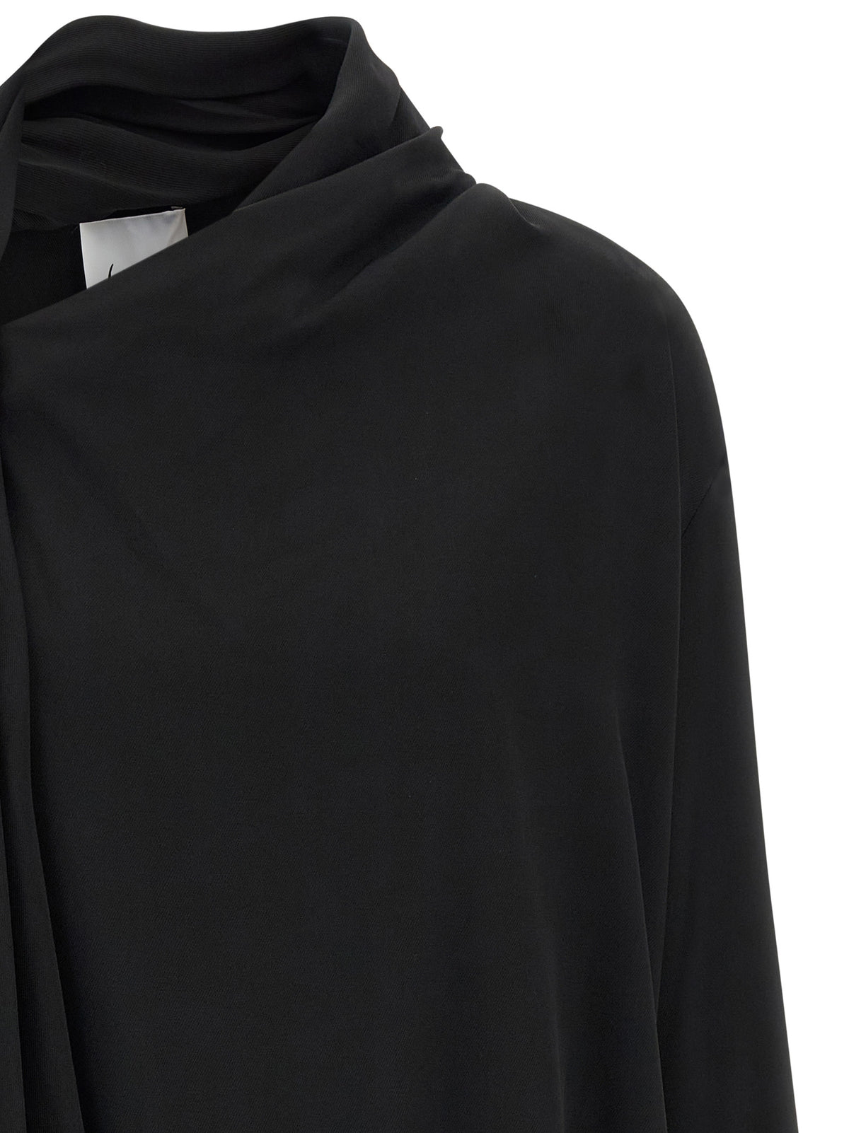 NUDE Black Viscose Blouse