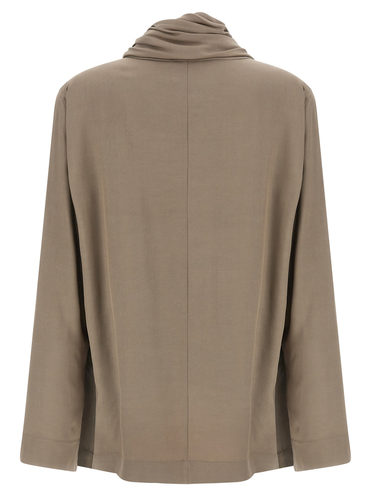 NUDE Gray Viscose Blouse