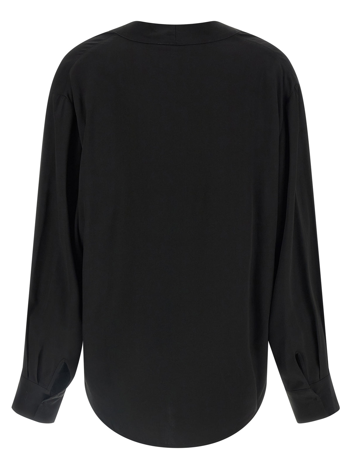 NUDE Black Viscose Blouse