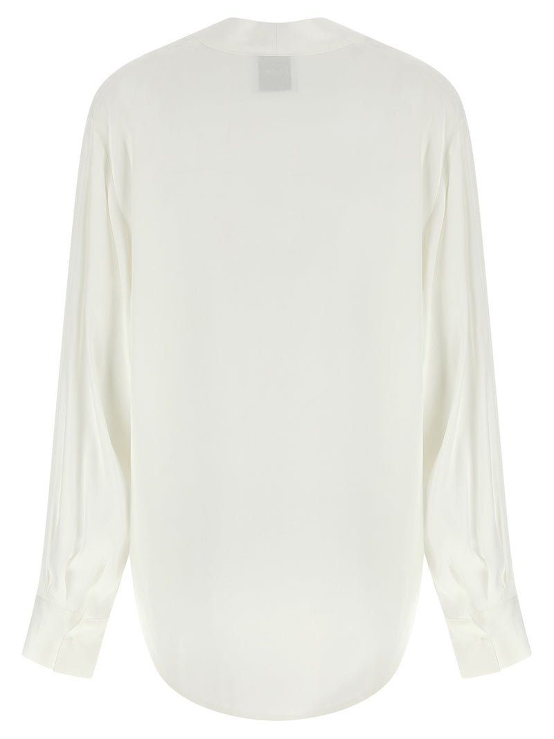 NUDE White Viscose Blouse - Sophisticated & Chic