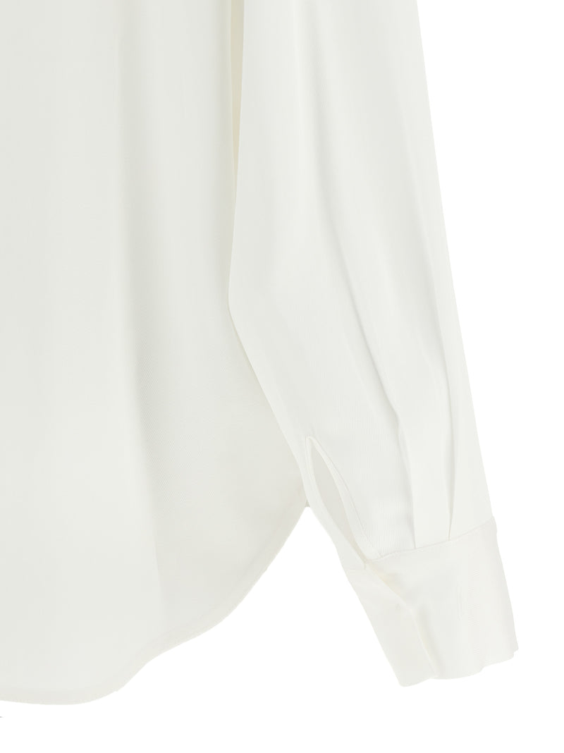 NUDE White Viscose Blouse - Sophisticated & Chic