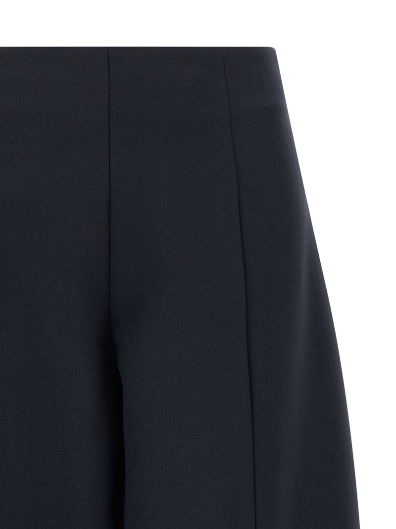 NUDE Blue Wool Casual Pants - Modern Elegance